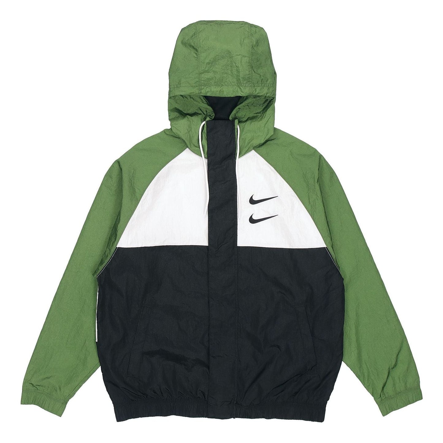 Nike Sportswear Swoosh Windproof Sports Woven Jacket Asia Sizing 'Green' DD1089-010