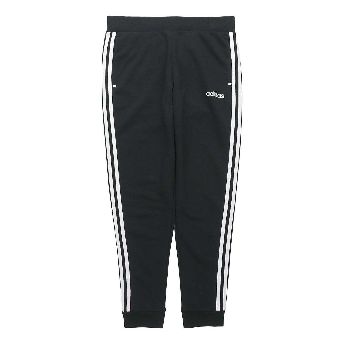 adidas neo M Ce 3sq2 Kn Tp Casual Sports Side Stripe Bundle Feet Long Pants Black GP4916