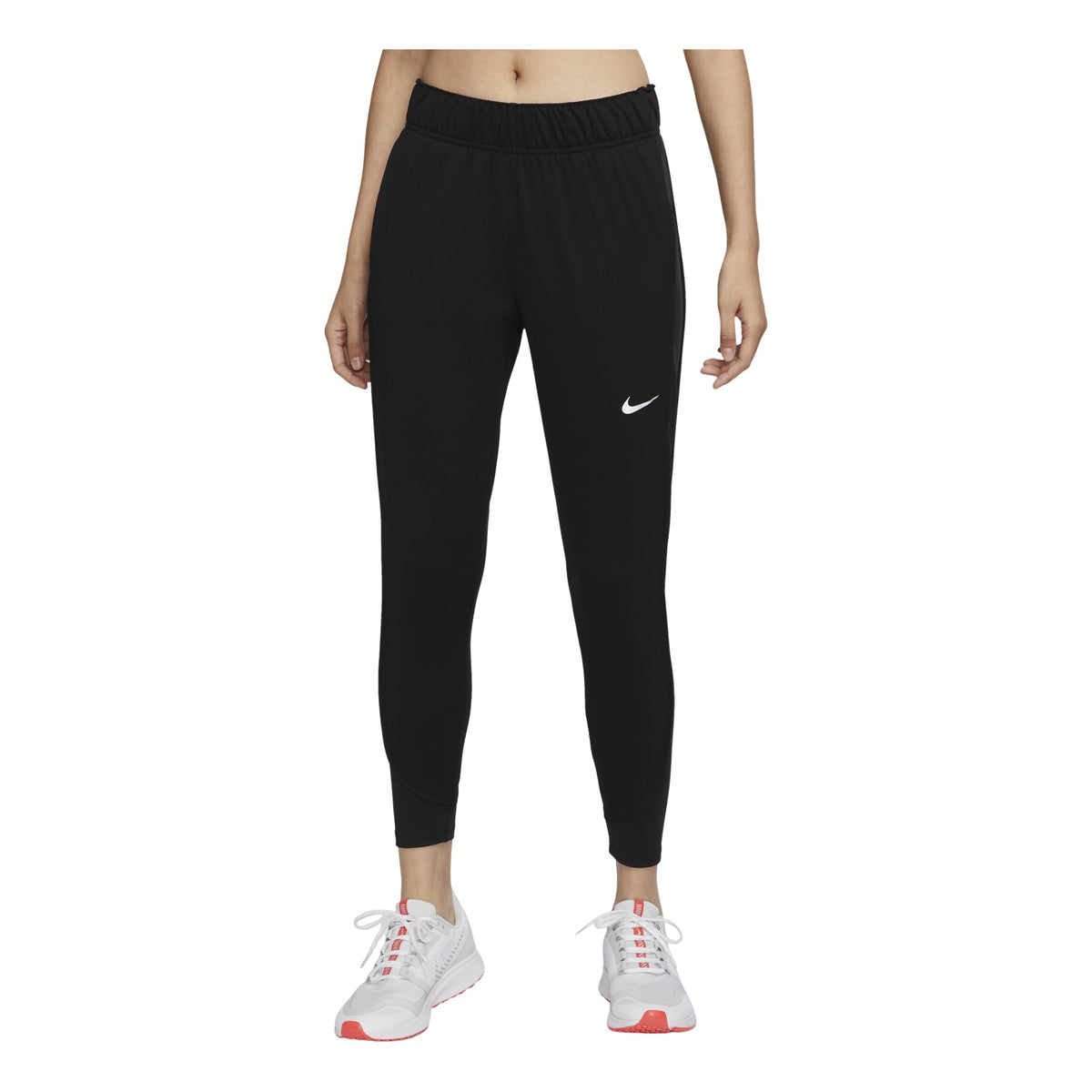 (WMNS) Nike Solid Color Small Logo Sports Pants/Trousers/Joggers Black DD6473-010
