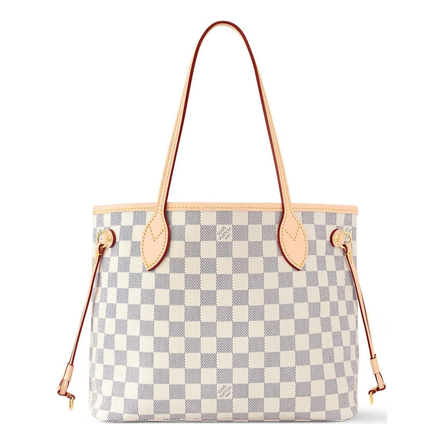 (WMNS) LOUIS VUITTON Neverfull PM Damier Azur Canvas Handbag 'Grey Gold' N40605