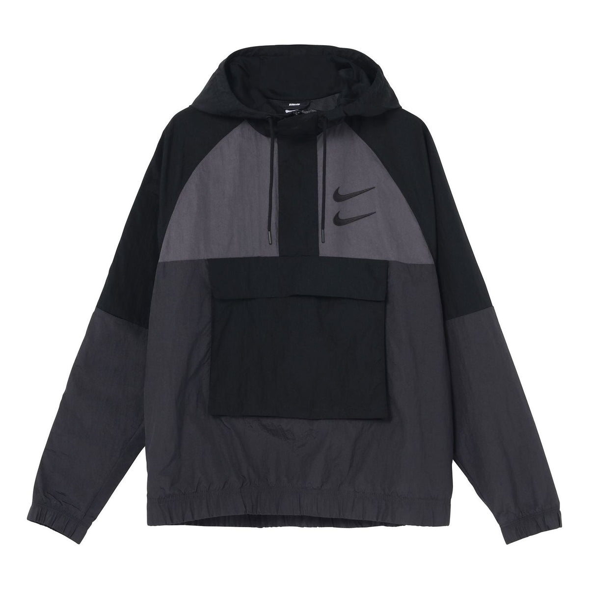 Men's NikeAs Nsw Swoosh Jkt Wvn Nfs Casual Sports Woven Jacket Autumn Black DJ0477-011