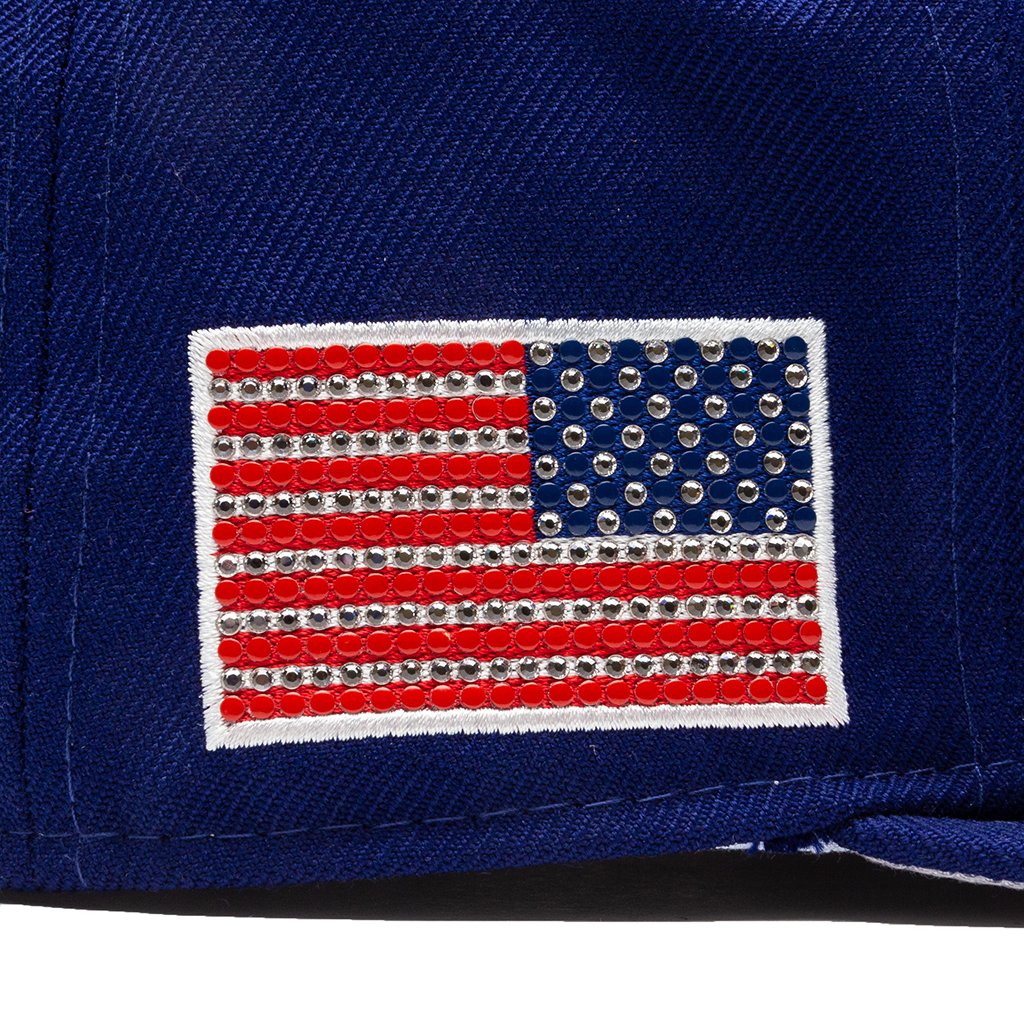 New Era x Swarovski Flag Los Angeles Dodgers 59FIFTY Fitted - Dark Royal