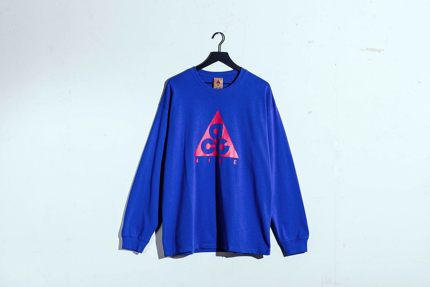 ACG Logo L/S Tee - Racer Blue/Rush Pink