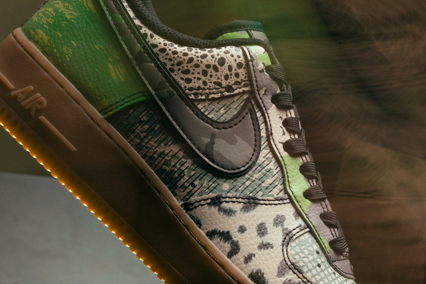 Air Force 1 '07 "City of Dreams" - Black/Green Spark