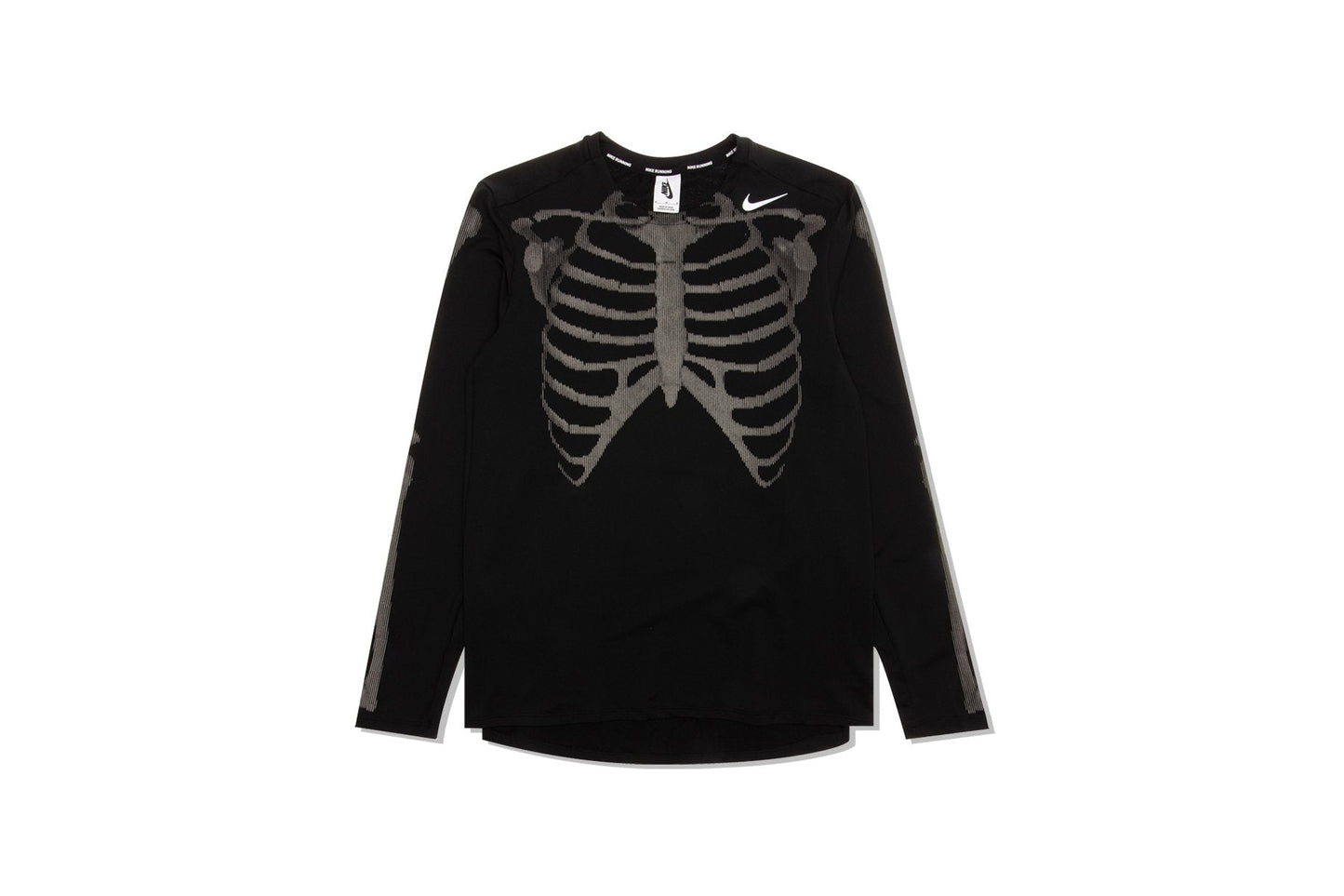 LAB Skeleton Long Sleeve Top - Black