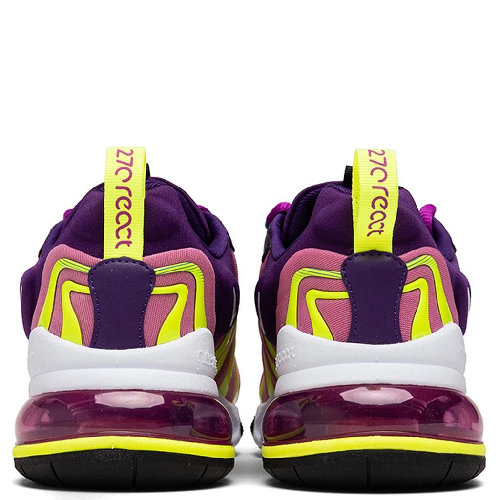 Women's Air Max 270 React ENG - Eggplant/White/Magic Flamingo