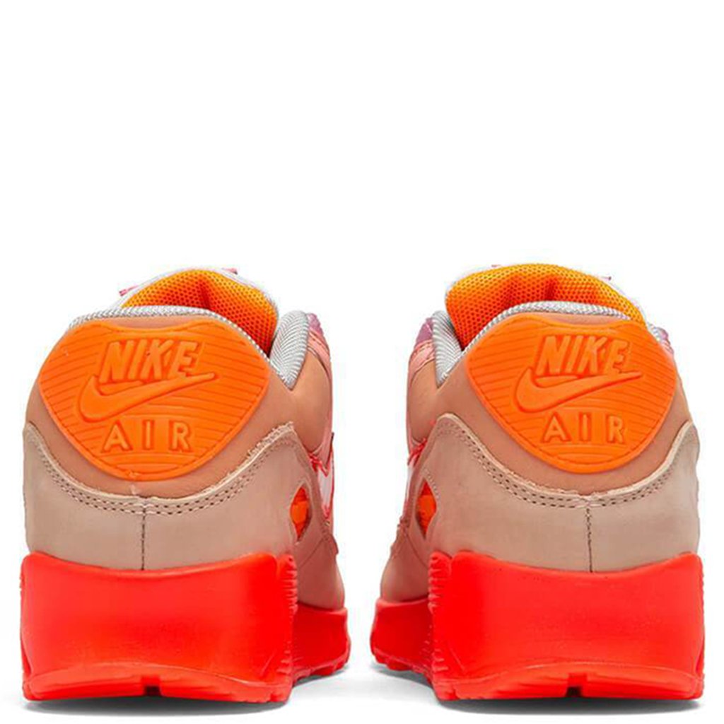 Women's Air Max 90 - Bright Crimson/Pure Platinum