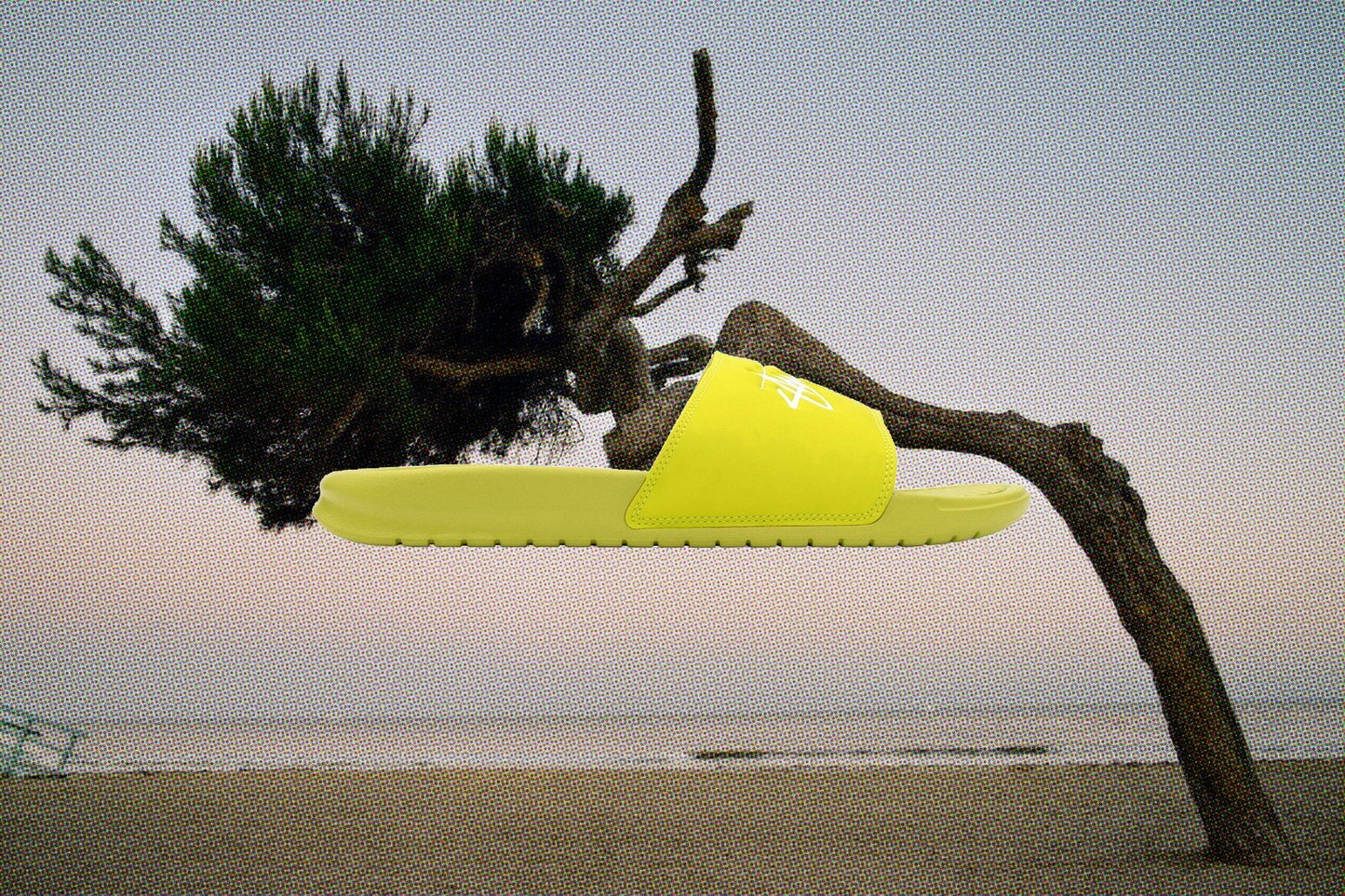 Nike x Stussy Benassi - Bright Cactus