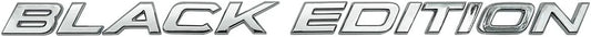 2pcs Black Edition Letters Emblem Badge for 2020-2021 Car Rear Decal Silver