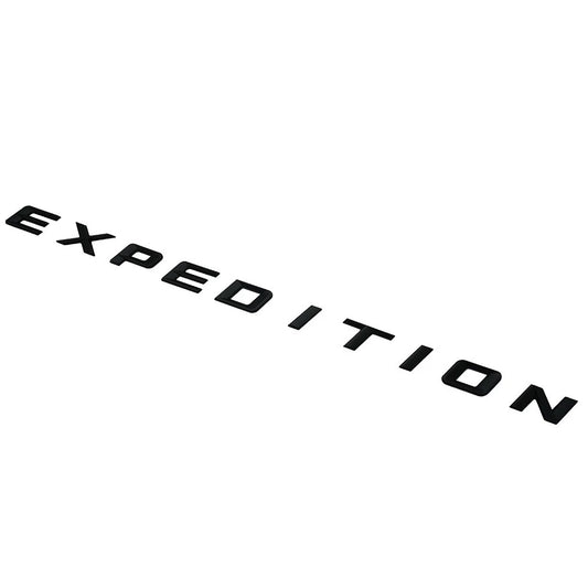 1Pc Matte Black Front Hood EXPEDITION Letters Emblem FIT 2018-2022 Expedition