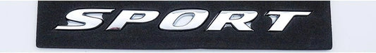 1PC Sport Rear Trunk Lid Letter Logo 3D Badge Emblem Nameplate (Silver)