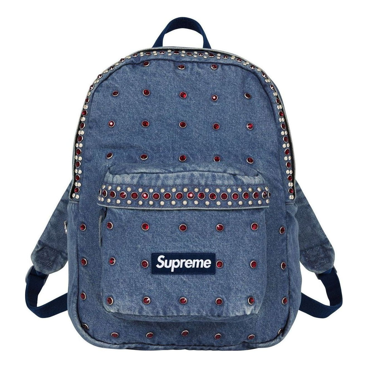 Supreme x B.B. Simon Denim Backpack SS25 'Washed Indigo' SS25B37-WASHED-INDIGO