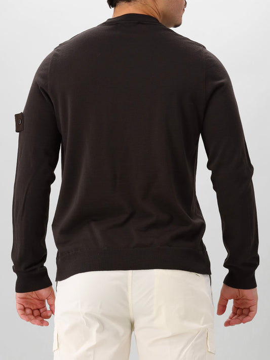 Stone Island Gebreide Trui Bruin Ghost