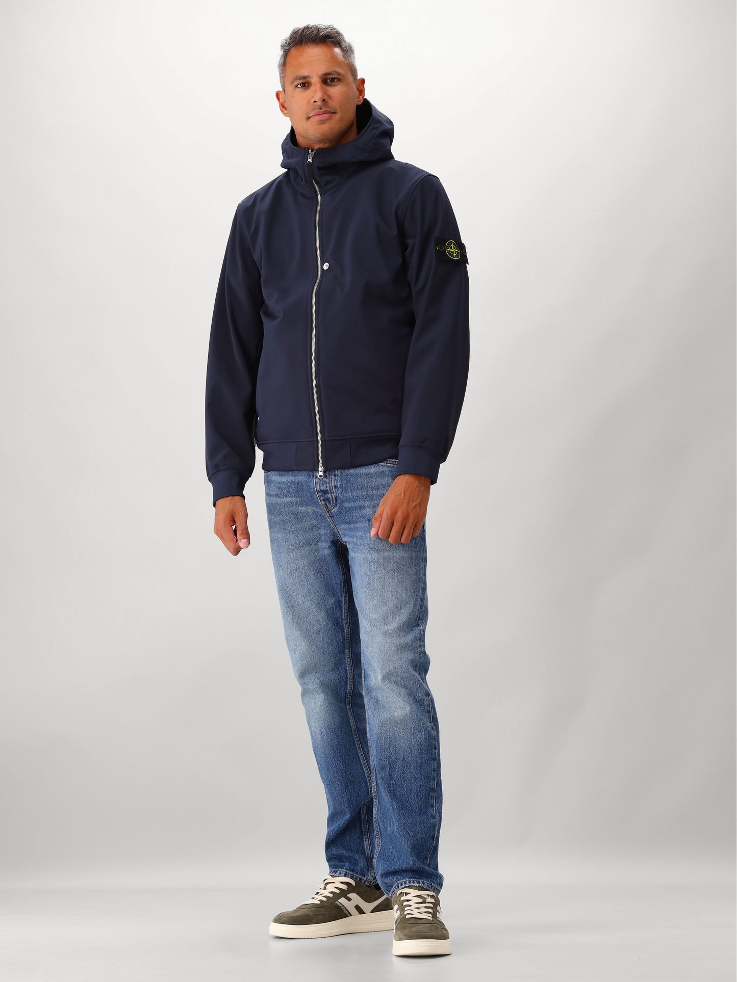 Stone Island Shoftshell Blauw