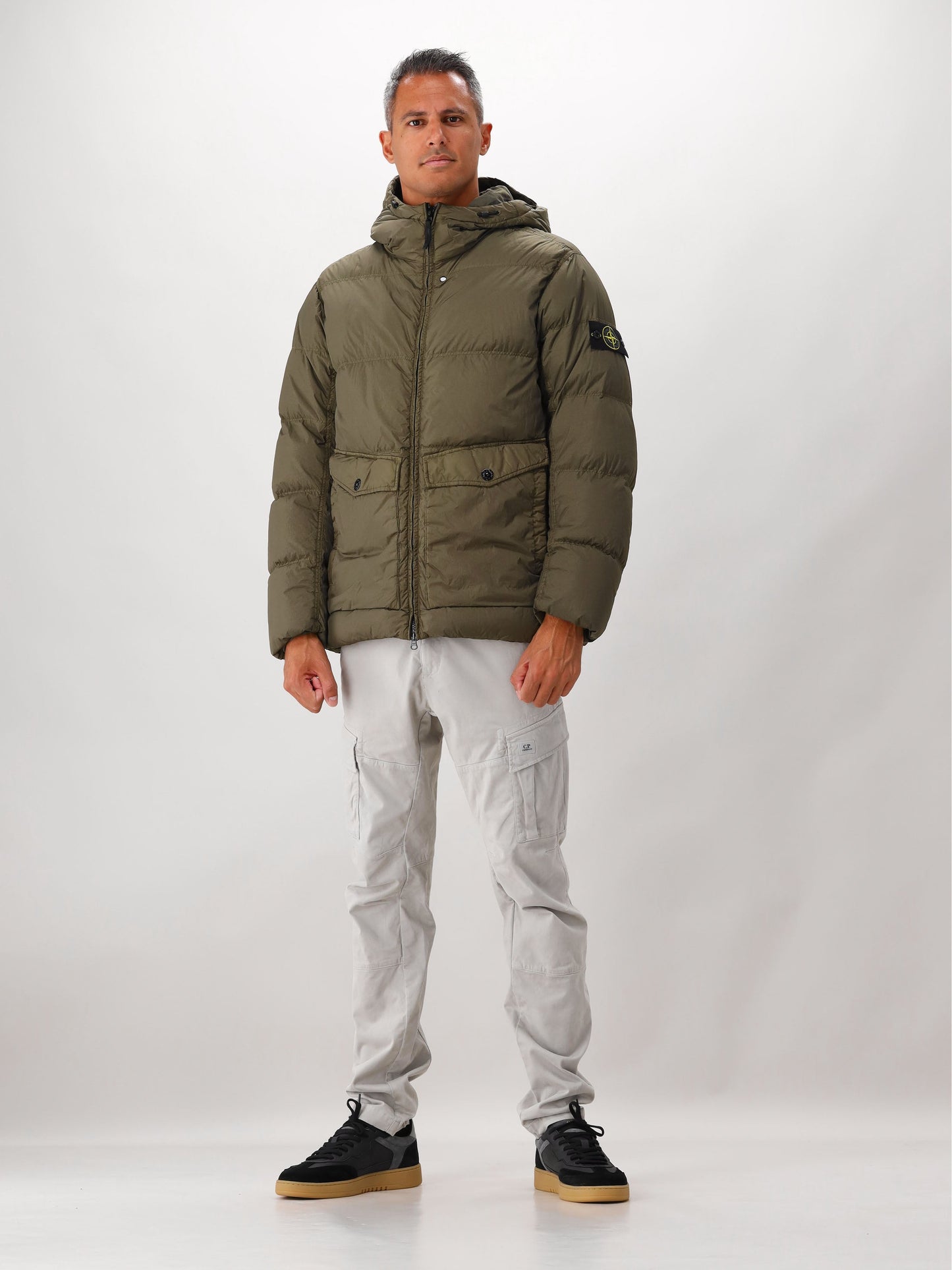 Stone Island Jas Groen