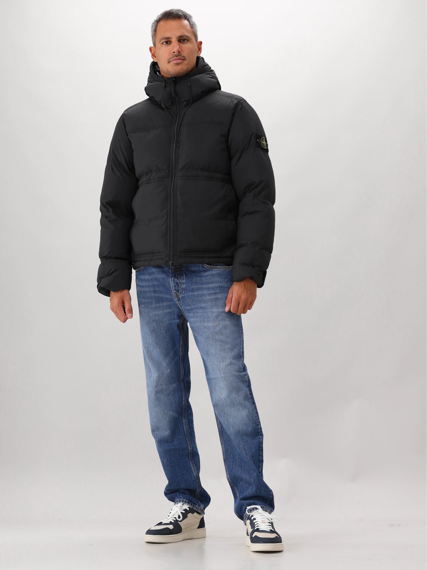 Stone Island Cordura Donsjas Zwart
