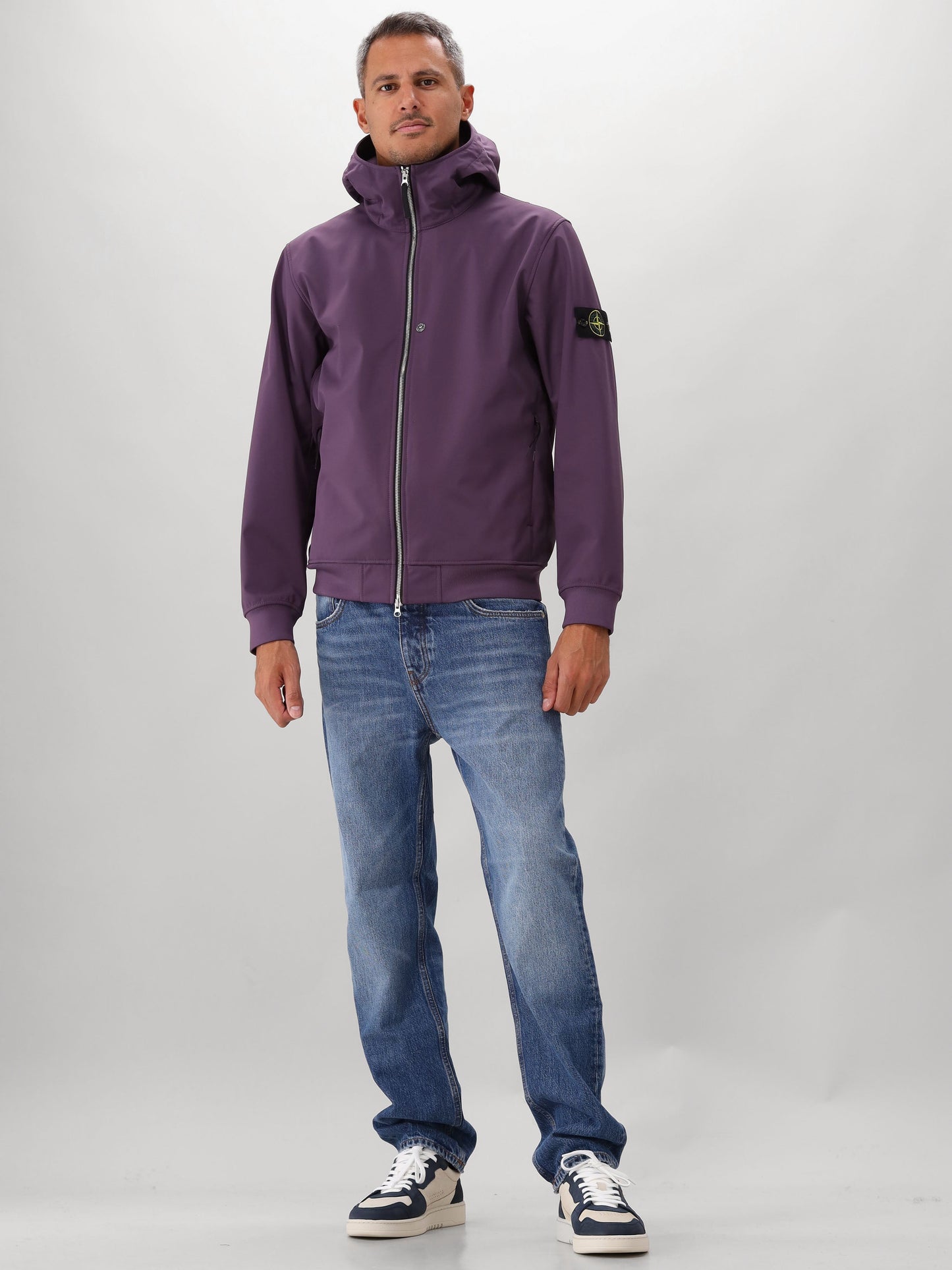 Stone Island Shoftshell Paars