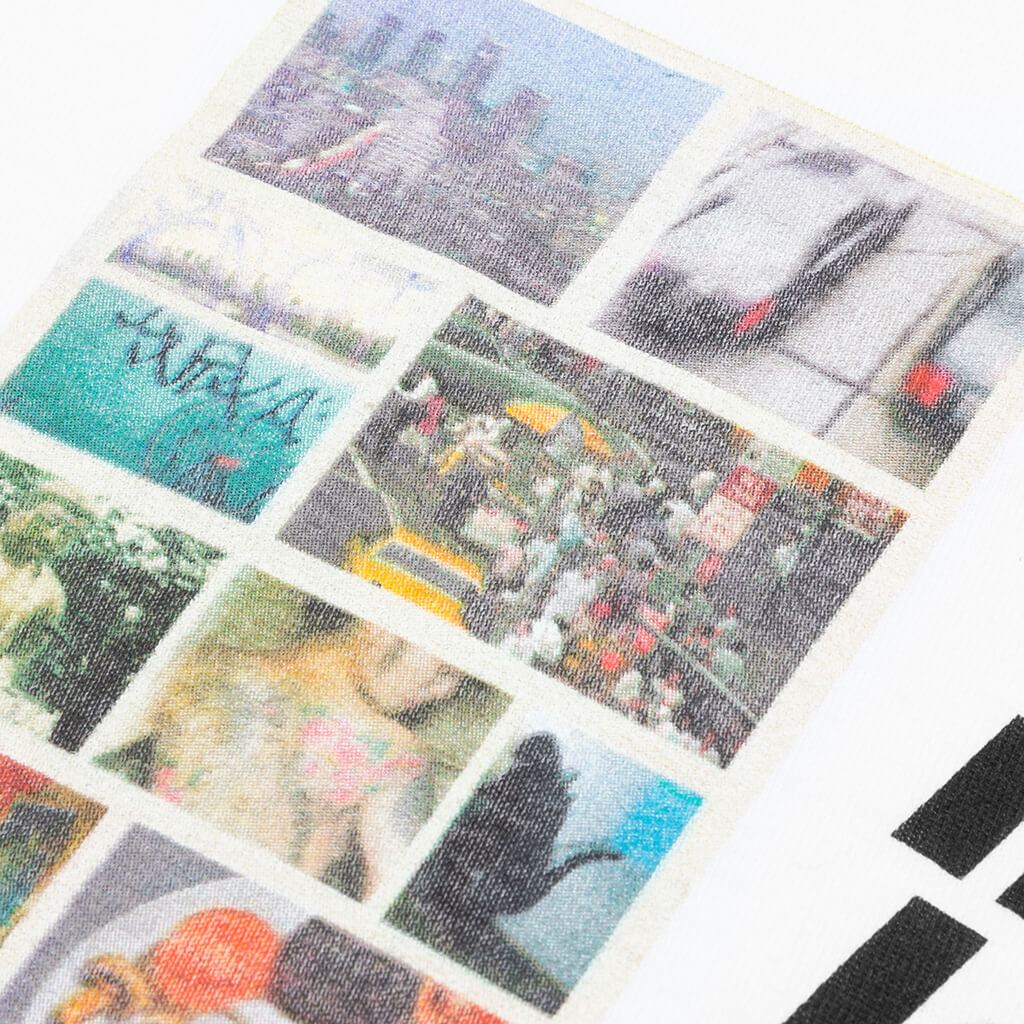 Italic Collage L/S Tee - White