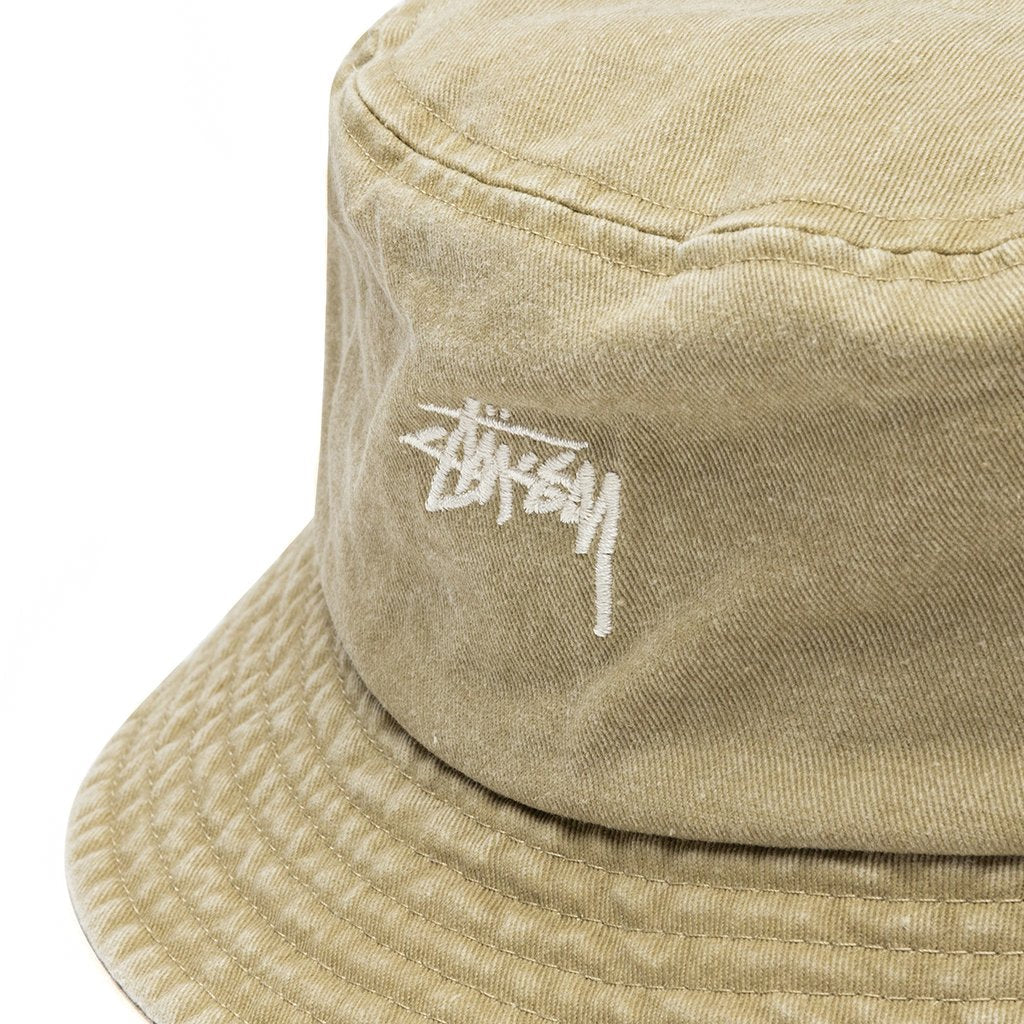 Stock Washed Bucket Hat - Khaki