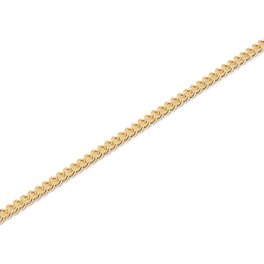 Curb Bracelet M - 925 Sterling Silver/9K Gold
