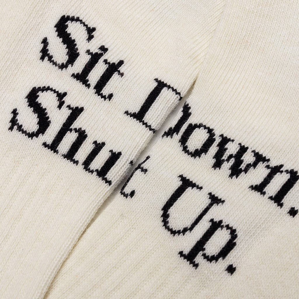Saint Sit Down Socks - Ecru