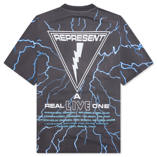 Represent x Iron Maiden A Real Live One T-Shirt - Sunfade Grey