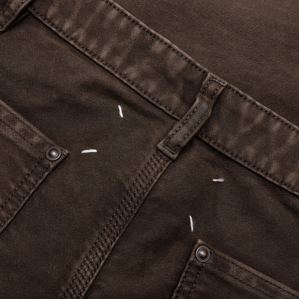 Straight-Leg Jeans - Brown