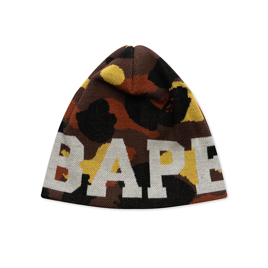 1st Camo Knit Beanie - Orange