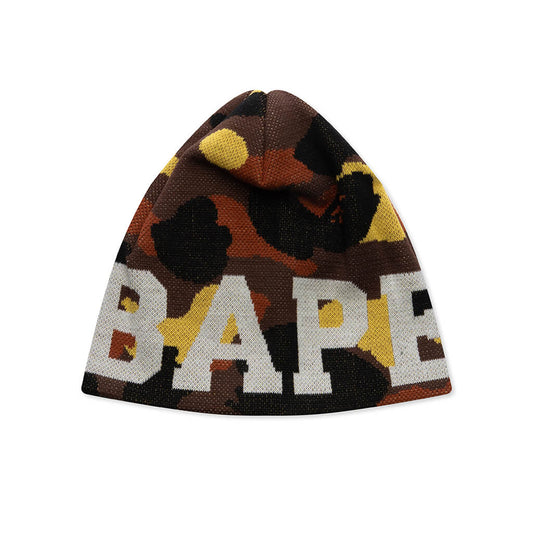 1st Camo Knit Beanie - Orange