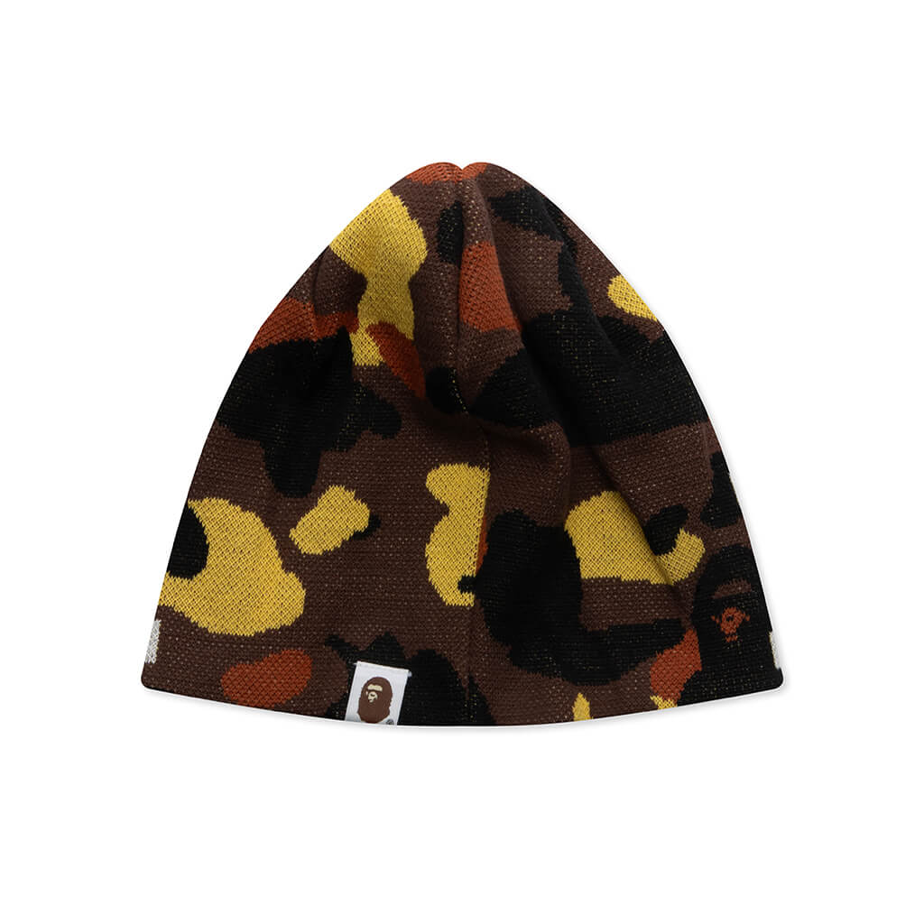 1st Camo Knit Beanie - Orange