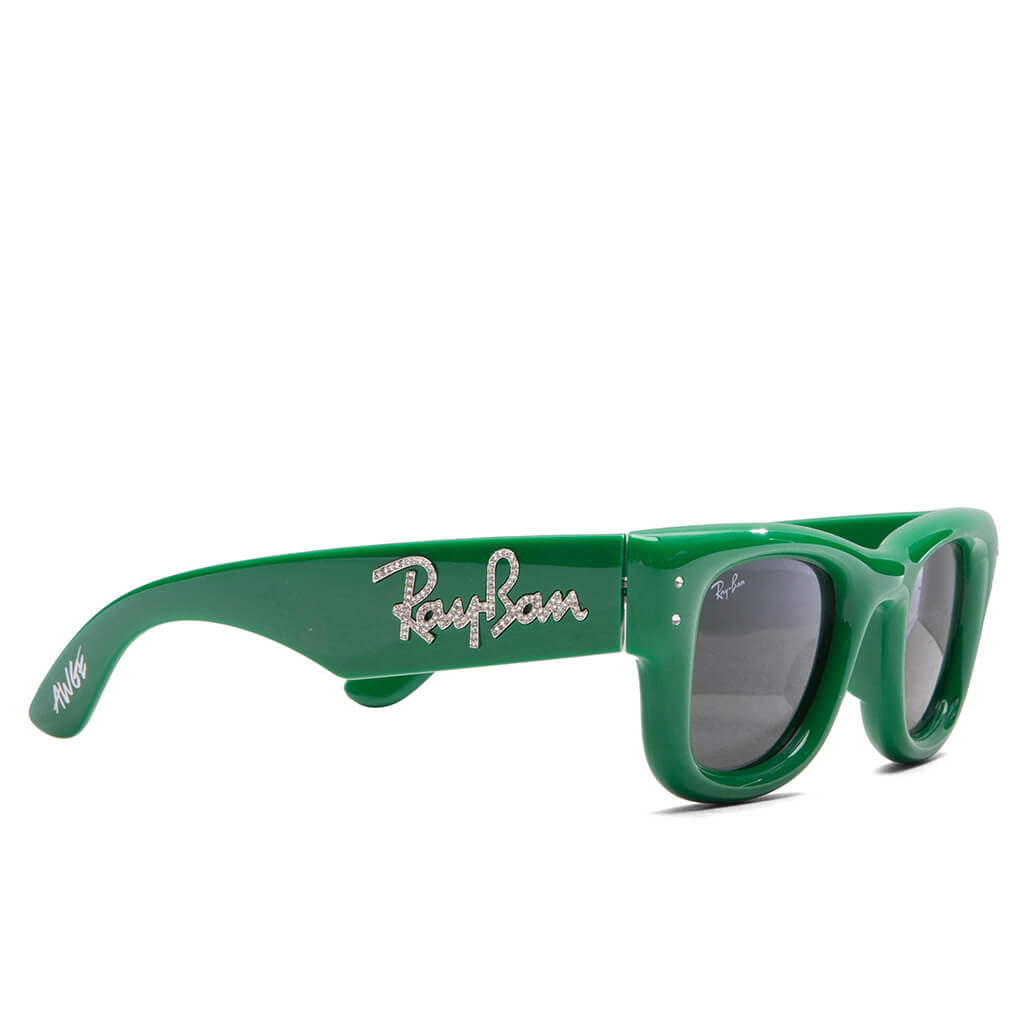 Ray-Ban x A$AP Rocky Wayfarer Puffer Crystal Edition - Green/Strass