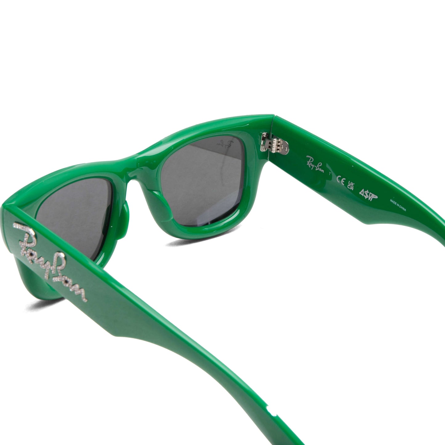 Ray-Ban x A$AP Rocky Wayfarer Puffer Crystal Edition - Green/Strass
