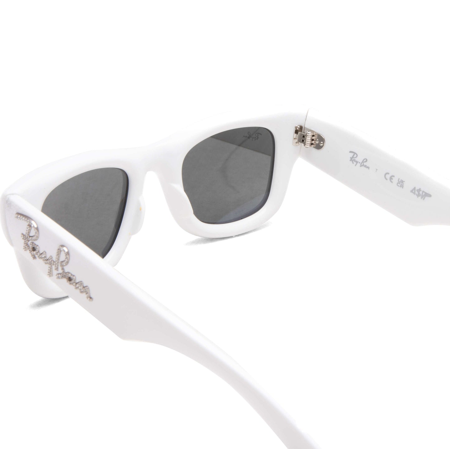 Ray-Ban x A$AP Rocky Wayfarer Puffer Crystal Edition - White/Strass