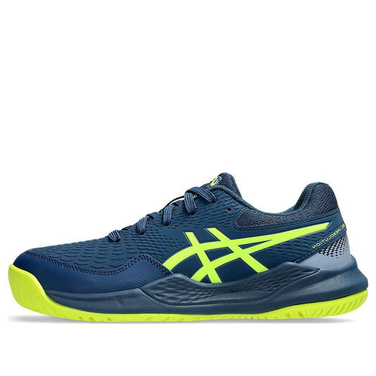 (GS) ASICS Gel-Resolution 9 'Mako Blue Safety Yellow' 1044A067-404