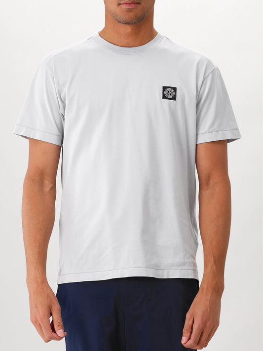 Stone Island T-shirt Grijs Logo Patch