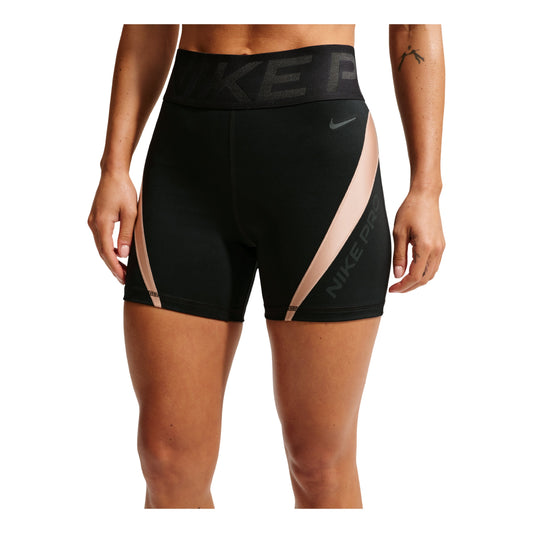 (WMNS) Nike x Keely Hodgkinson Pro Sculpt Dri-FIT High-Waisted 5" Biker Shorts 'Black Linen' IM9961-011