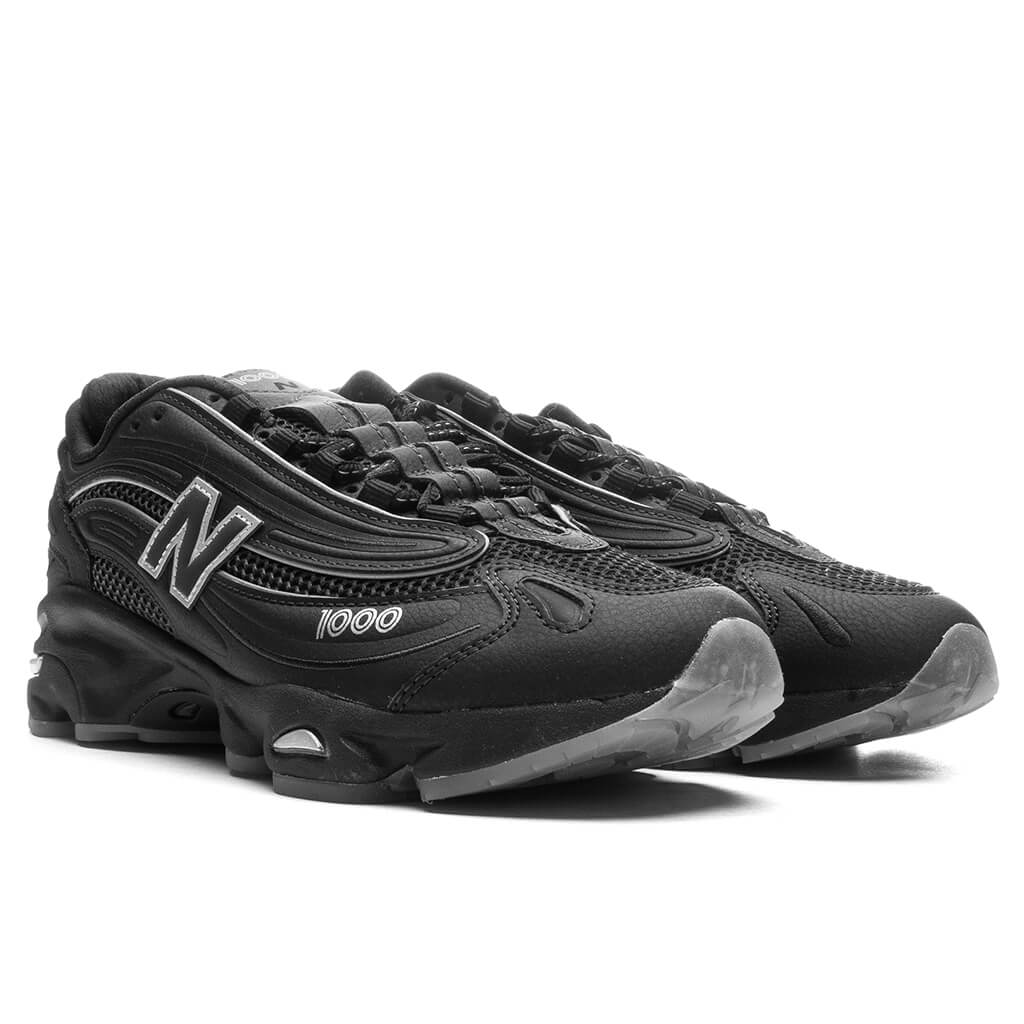1000 - Black/White/Silver Metallic