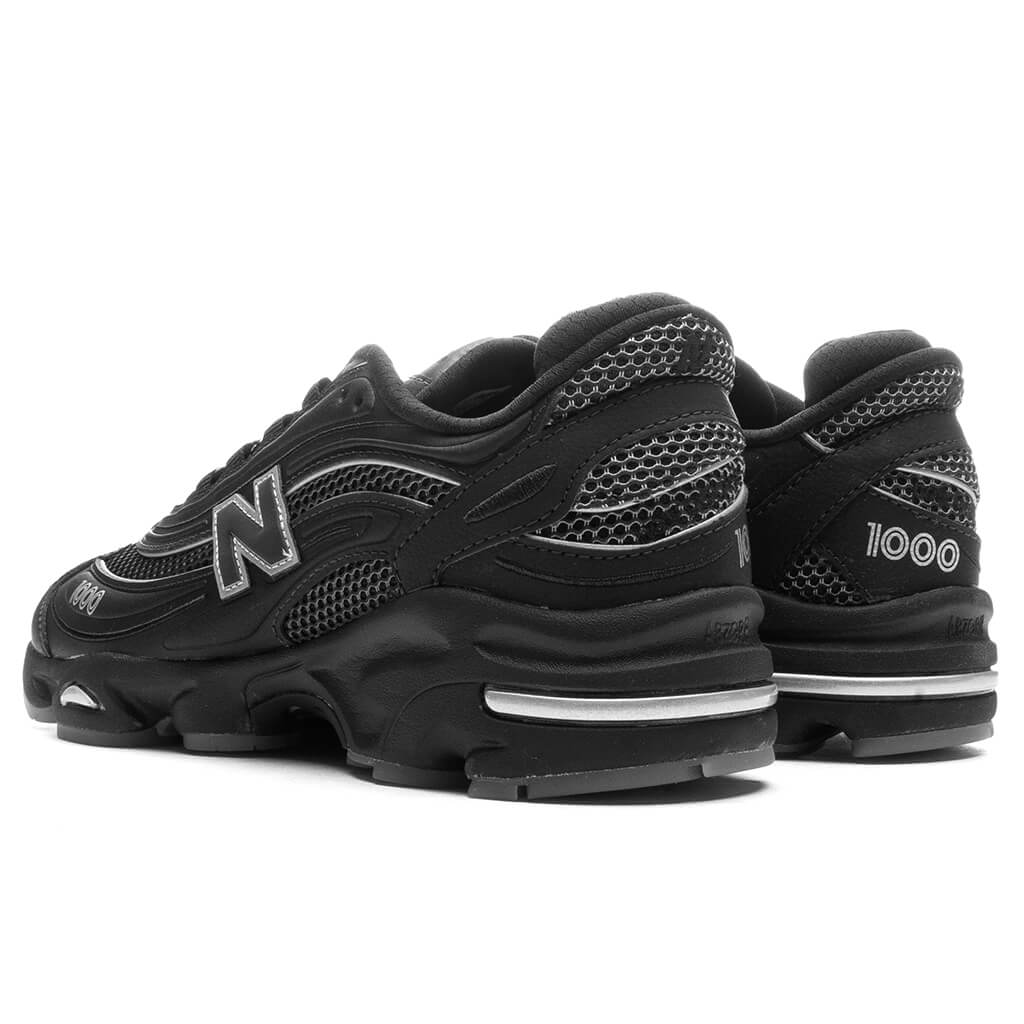 1000 - Black/White/Silver Metallic