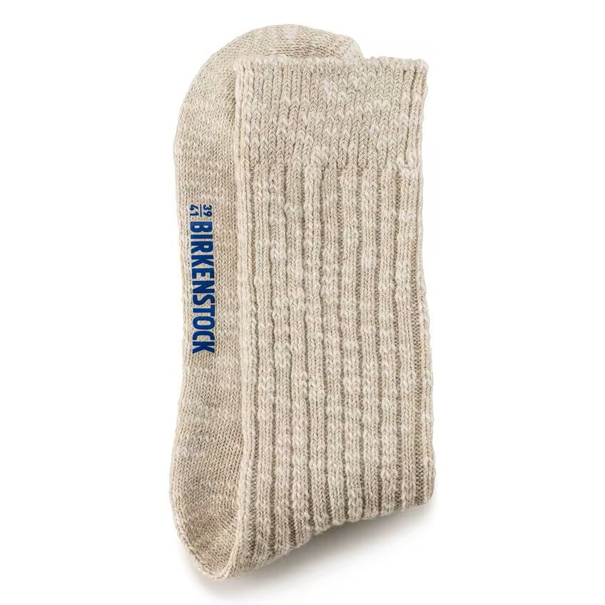 BIRKENSTOCK - COTTON SLUB 100 - BEIGE WHITE