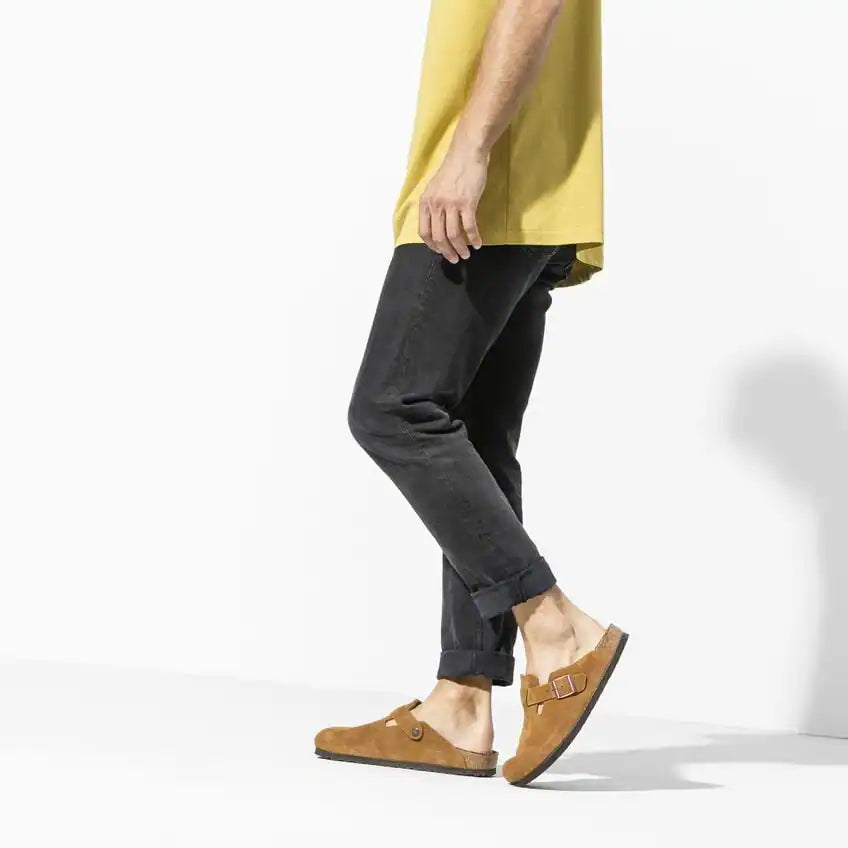 BIRKENSTOCK - BOSTON 1009542 - SFB MINK SUEDE LEATHER