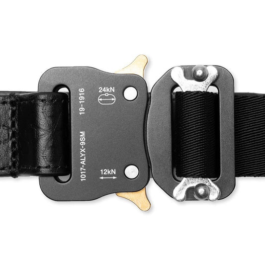 1017 9SM Large Dog Collar and Leash - Black