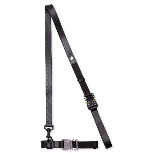 1017 9SM Large Dog Collar and Leash - Black