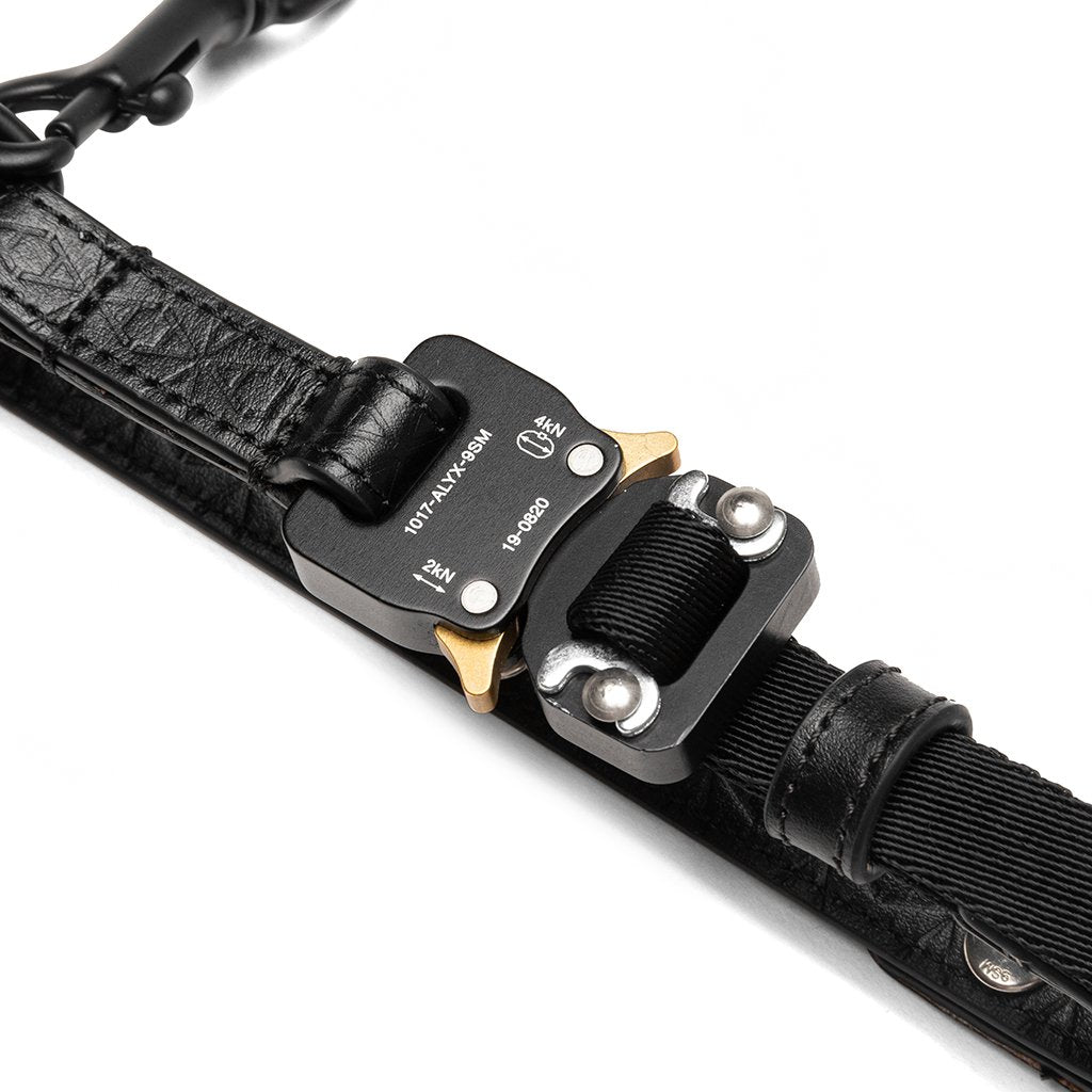 1017 9SM Small Dog Collar and Leash - Black