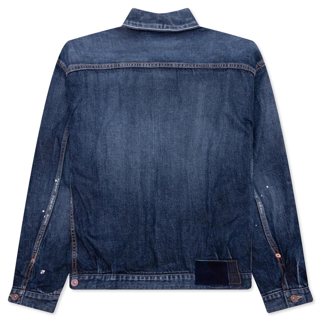 101XX S/S Damaged Jacket - Indigo
