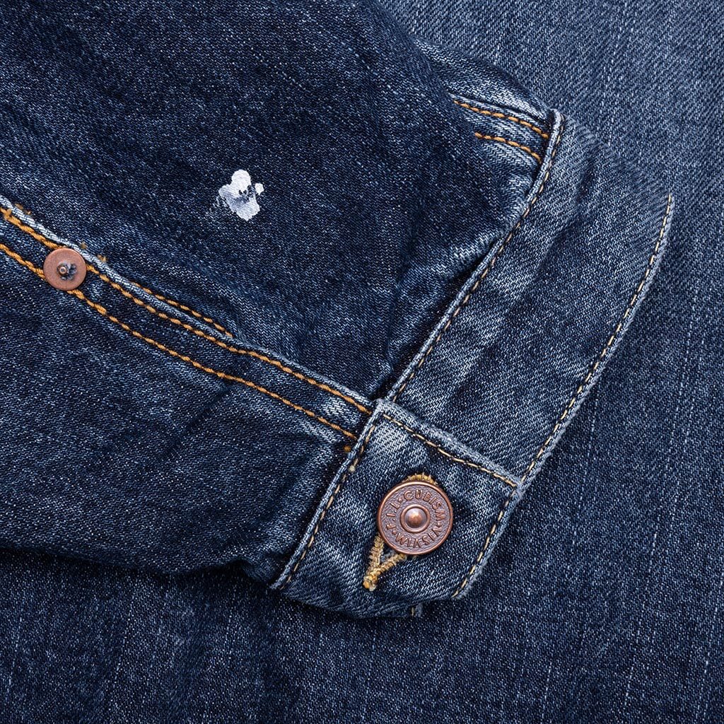 101XX S/S Damaged Jacket - Indigo