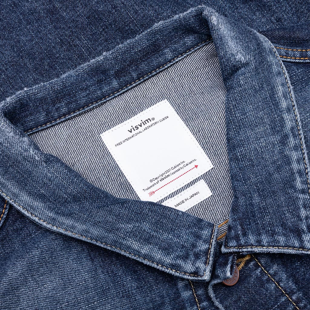 101XX S/S Damaged Jacket - Indigo