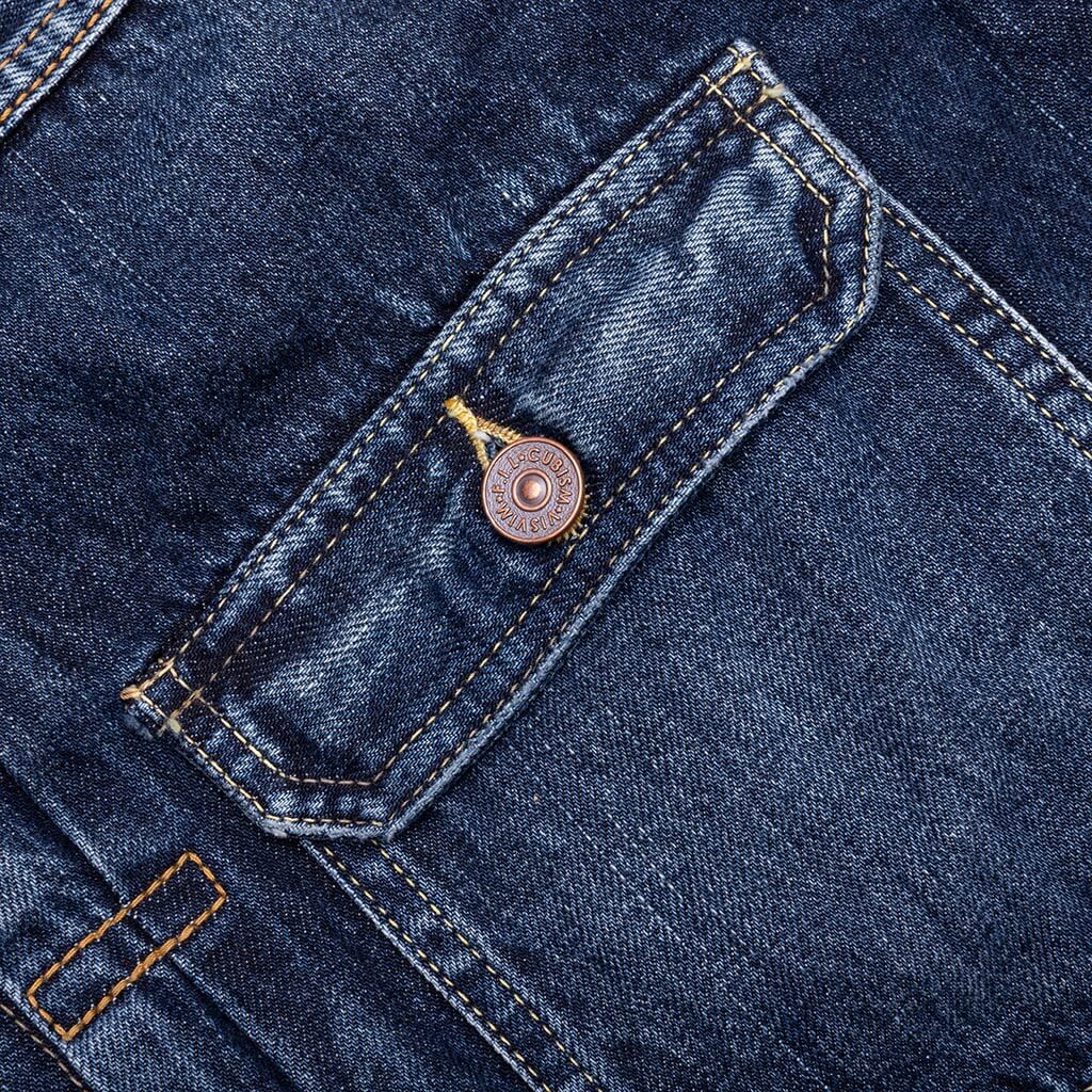 101XX S/S Damaged Jacket - Indigo