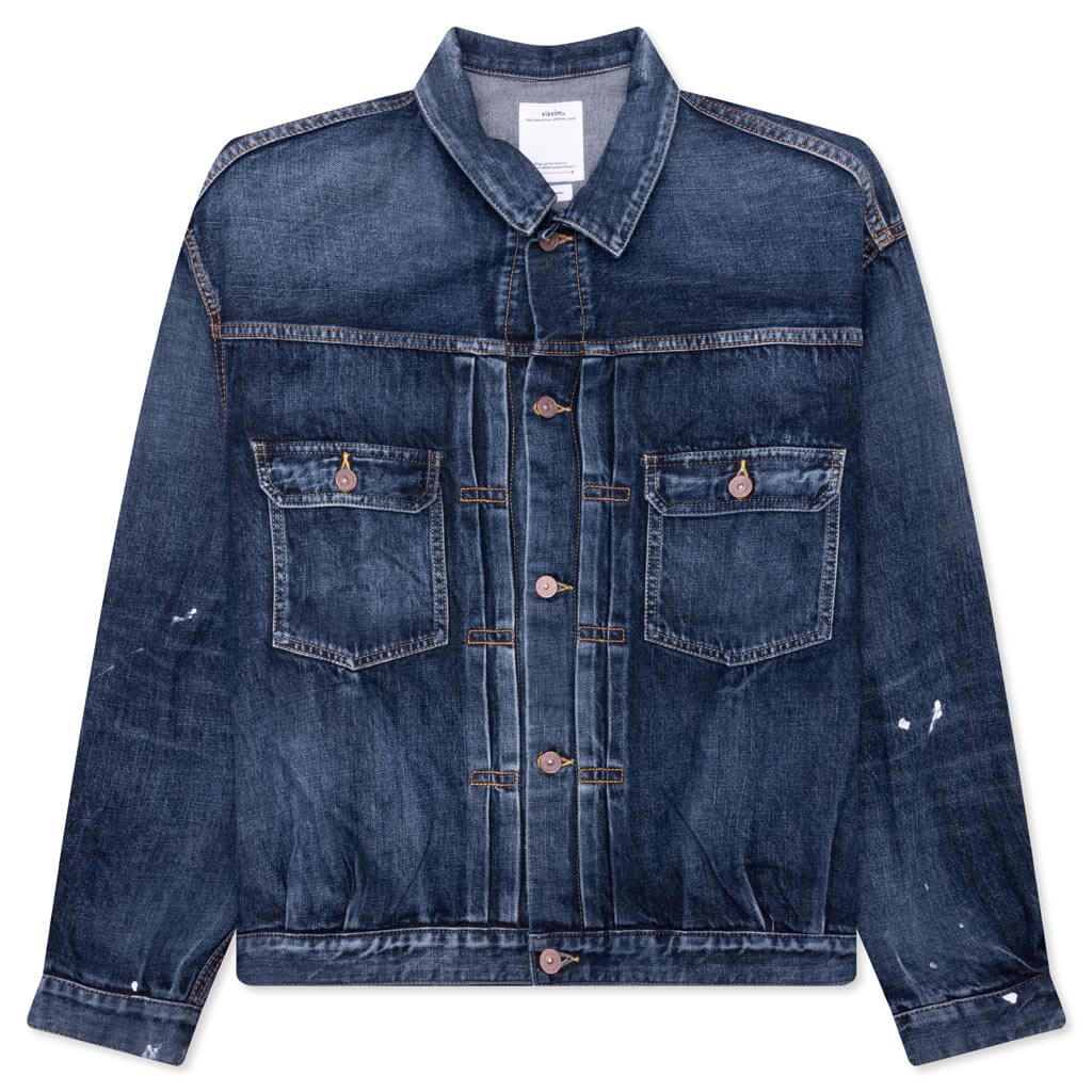 101XX S/S Damaged Jacket - Indigo