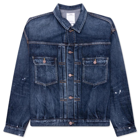 101XX S/S Damaged Jacket - Indigo
