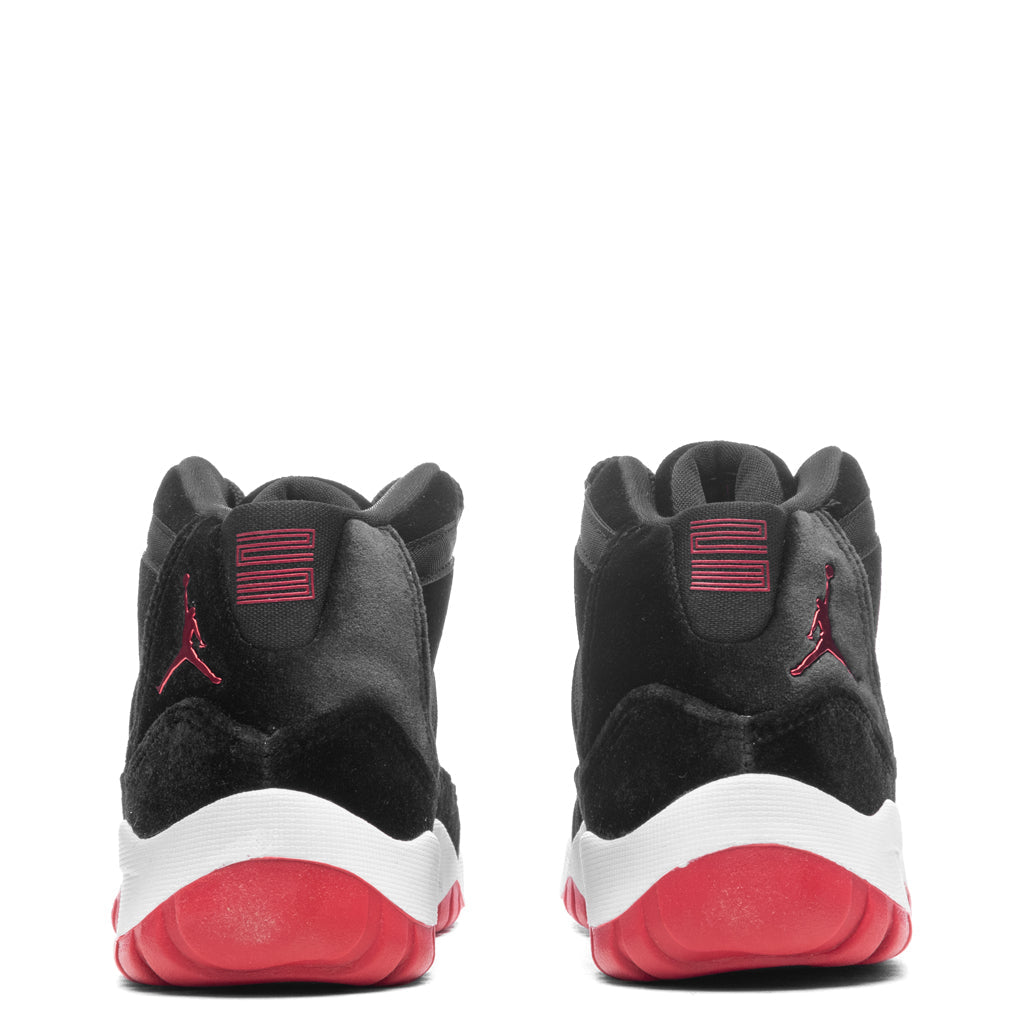 Jordan 11 Retro (PS) 'Bred Velvet'- Black/Gym Red/White